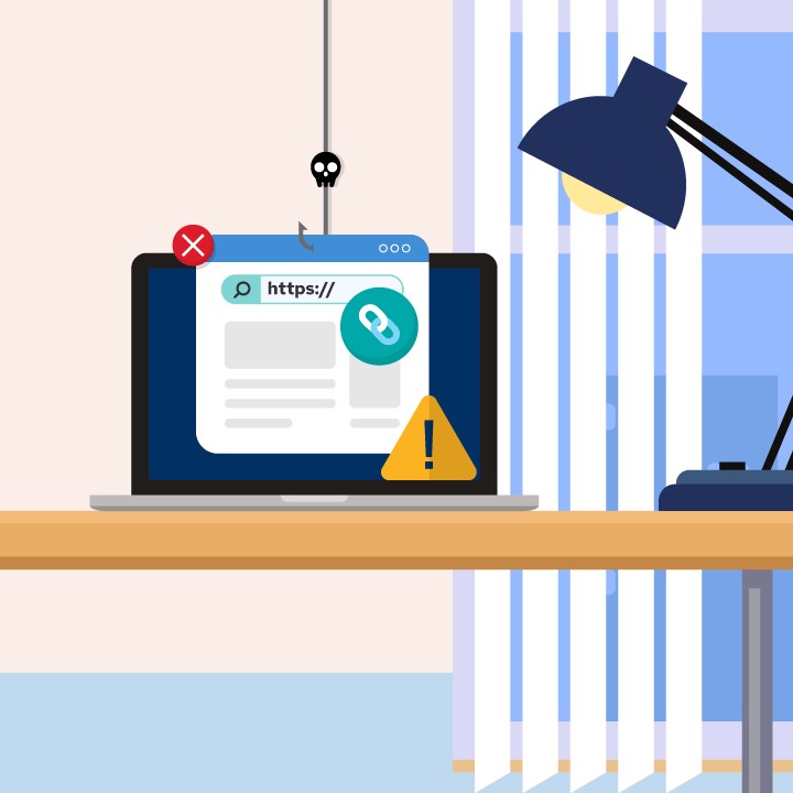 Startbild des Kurses „Gefahr von Phishing-Links“